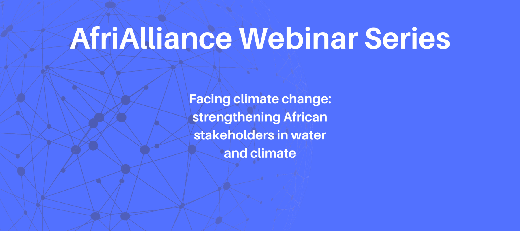 AfriAlliance Webinar Series