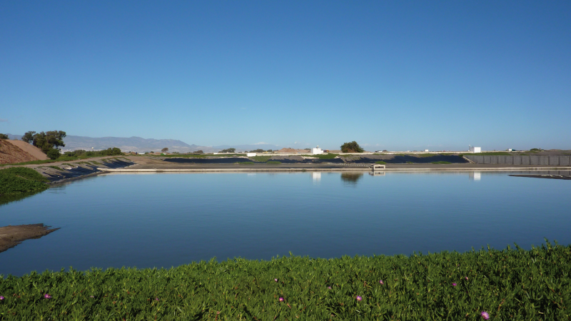Agadir urban wastewater treatment – M’zar station – Secondary treatment (lagoon basin)