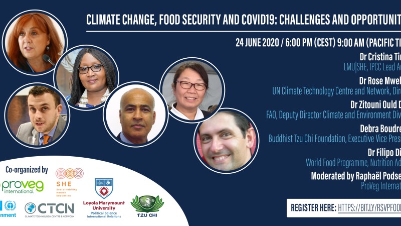 Webinar: Climate Change, Food Security and Covid-19: Challenges and Opportunities