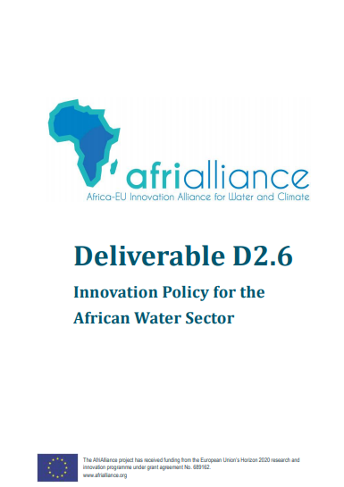 Report: Innovation Policy for the African Water Sector